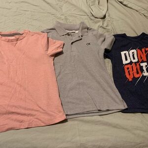 Lot of three boys T-shirts size 6.